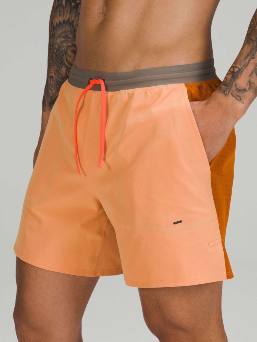 LULULEMON Lululemon Active Swim Short 6" Warm Apricot Orange Men’s Medium